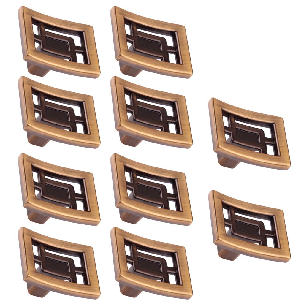10 Pieces European Style Home Furniture Decor Door Drawer Pull Handle Knob