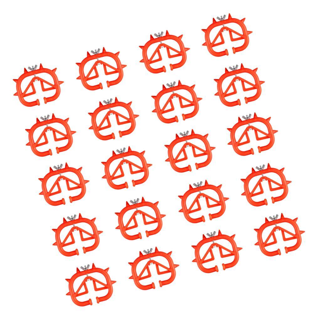 20pcs Plastic Weaner Anti Sucking Calf Cow Cattle Milking Stops Preventer