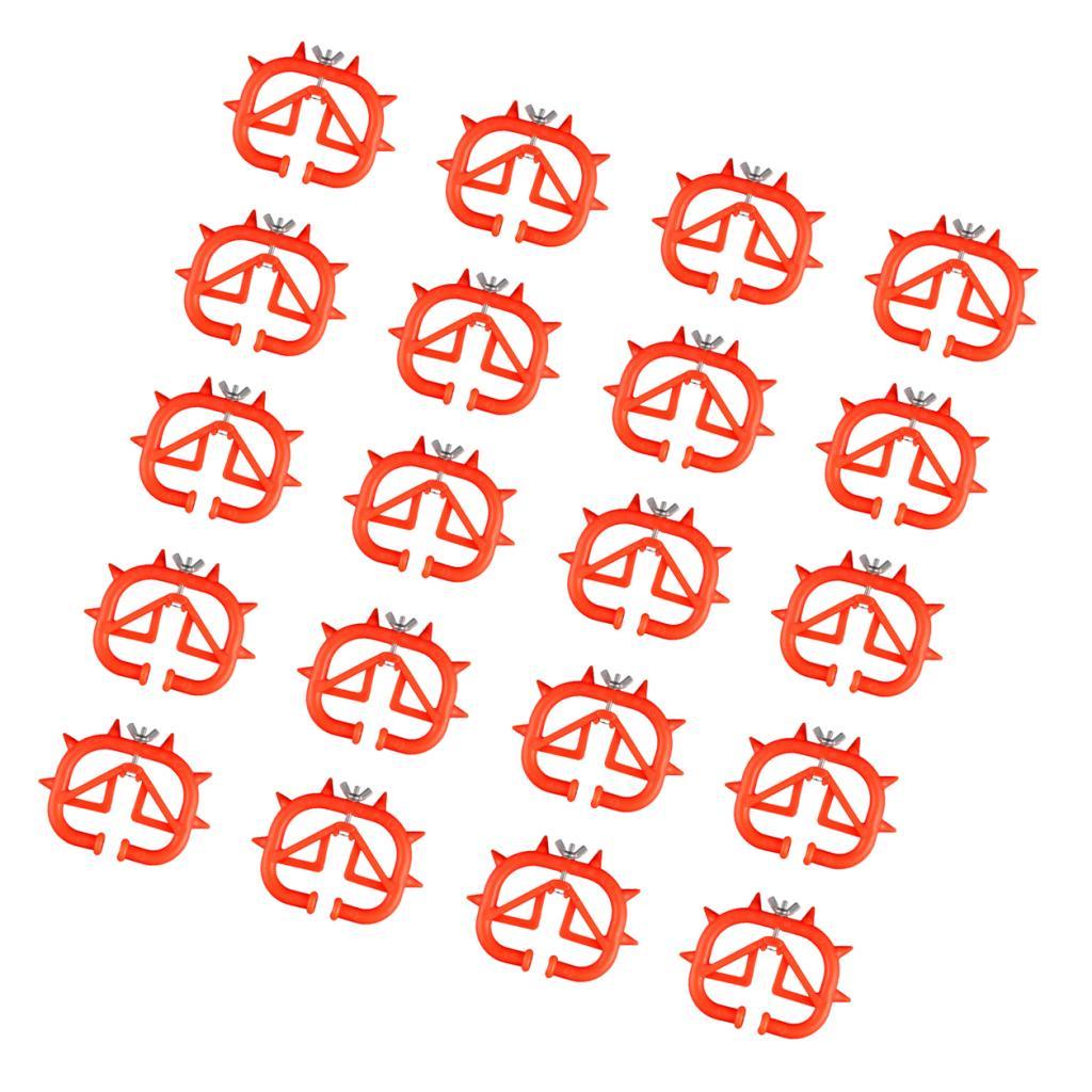 20pcs Plastic Weaner Anti Sucking Calf Cow Cattle Milking Stops Preventer