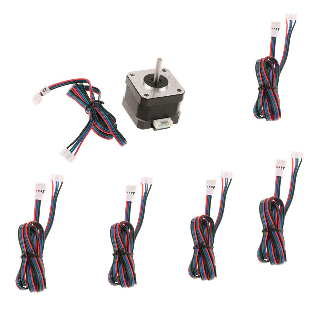 3D Printer Stepper Motor Nema 17 40mm 1.8A 4Lead+Extended Cable Lead Wires