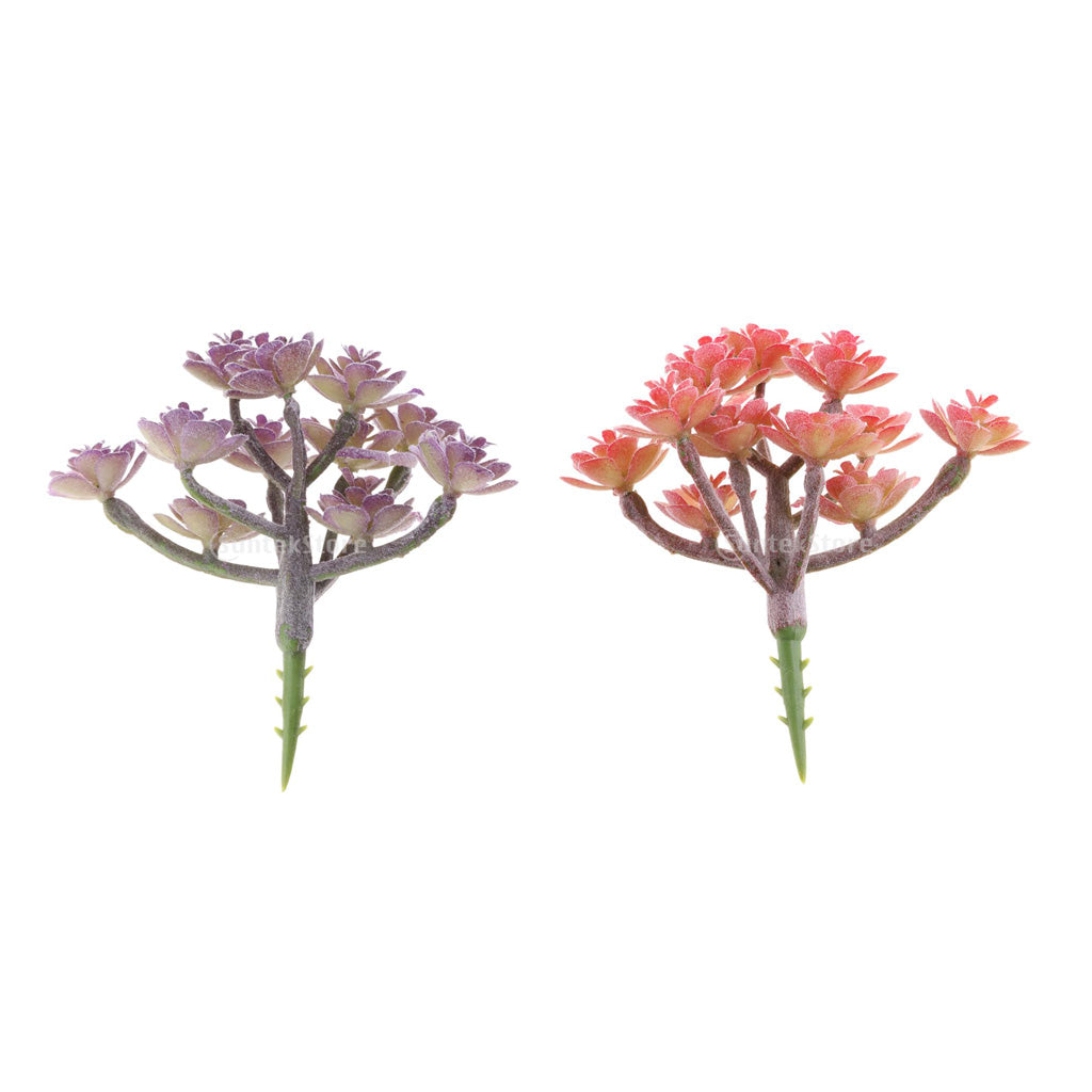 Artificial Succulent Plant Cactus #10 Light #11 Red