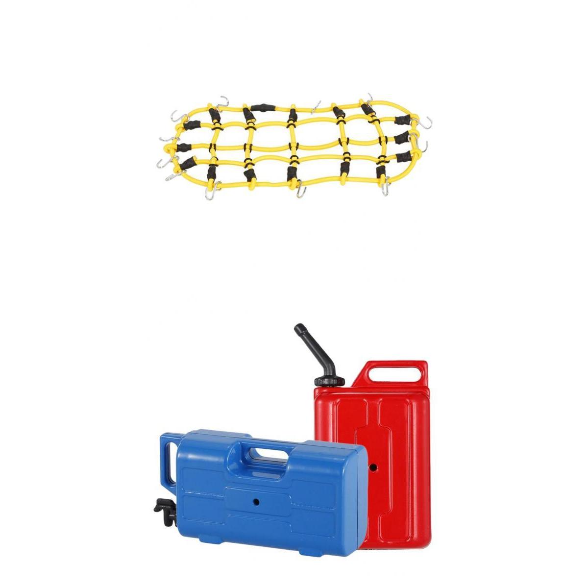 1:10 RC Rock Crawler Elastic Luggage Net Fuel Tank Water Jug for Axial SCX10