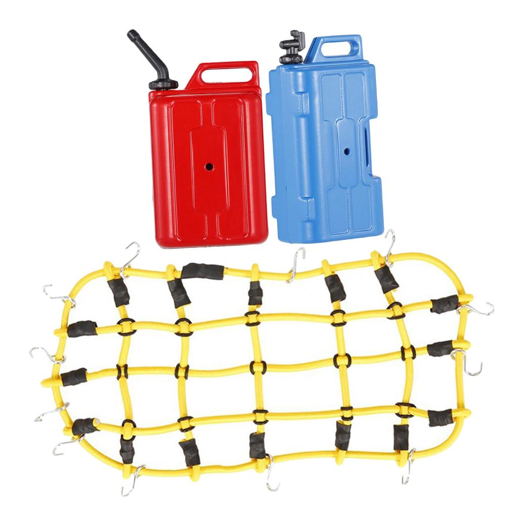 1:10 RC Rock Crawler Elastic Luggage Net Fuel Tank Water Jug for Axial SCX10