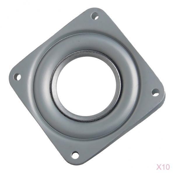 95mm Full Ball Bearing Swivel Plate Lazy Susan Turntable TV Rack Desk Set