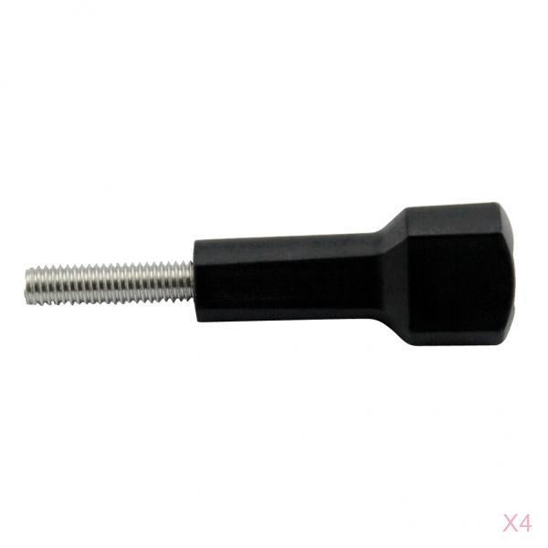 4Pieces Long Thumb Knob Bolt Nut Screws for 2 3 3+ 4 Camera Case