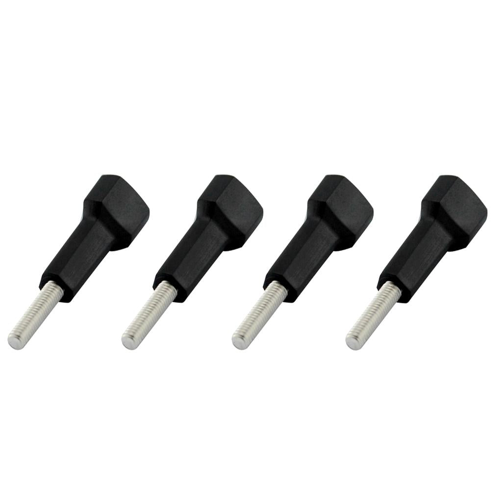 4Pieces Long Thumb Knob Bolt Nut Screws for 2 3 3+ 4 Camera Case
