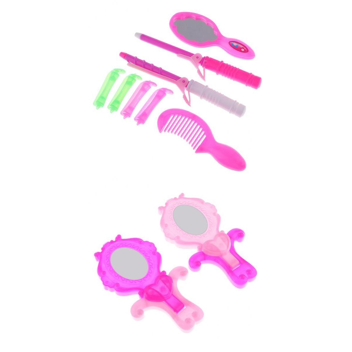 10pcs Doll Hair Curler Hair Straightener for Dolls Dress Up Accs