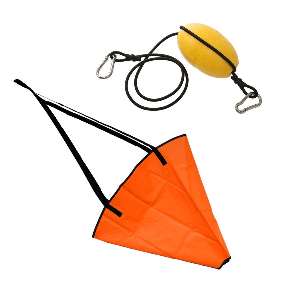 32 Boat Sea Anchor Drogue + 29" Kayak Drift Anchor Tow Rope Line Throw Line"