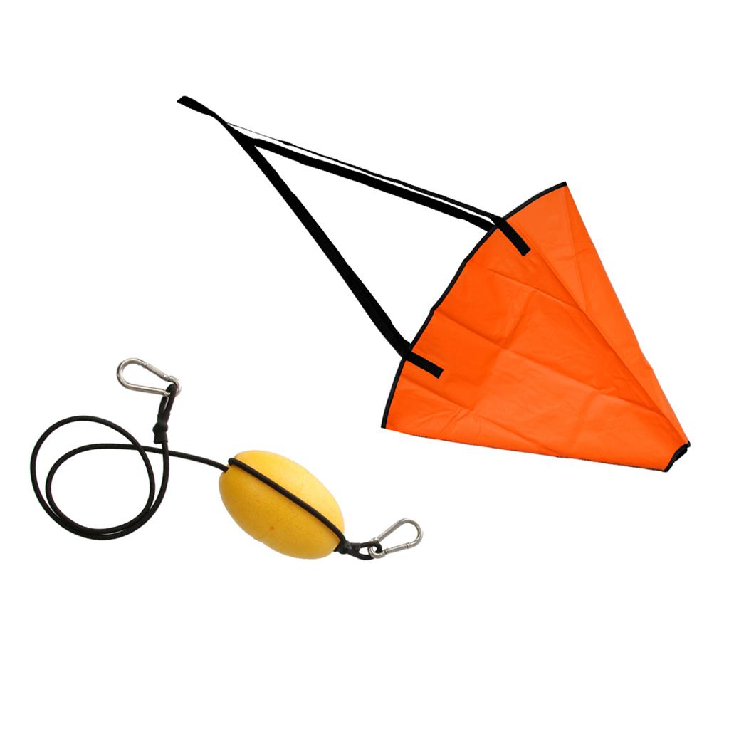 32 Boat Sea Anchor Drogue + 29" Kayak Drift Anchor Tow Rope Line Throw Line"