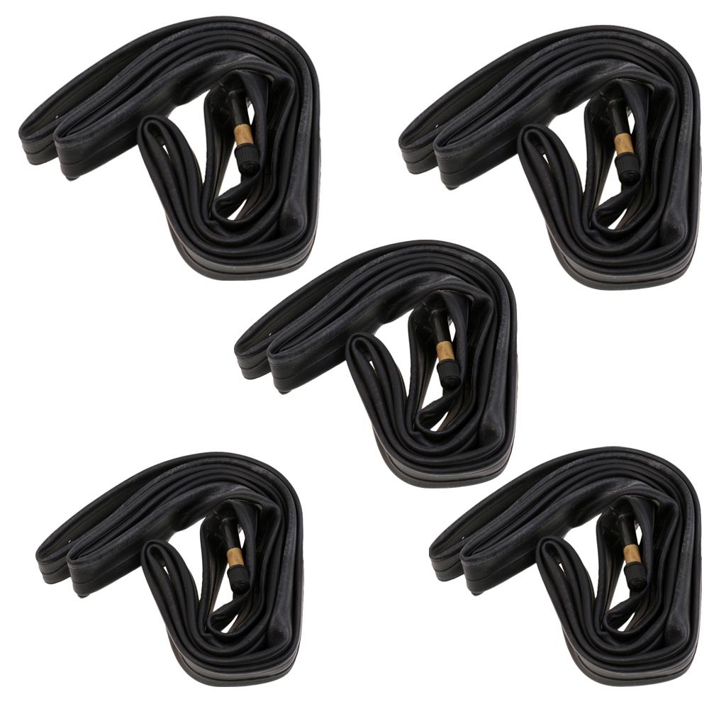 5Pcs Bike Cycle Tube Schrader Valve Bicycle Inner Tube 700 x 23/25C 48mm