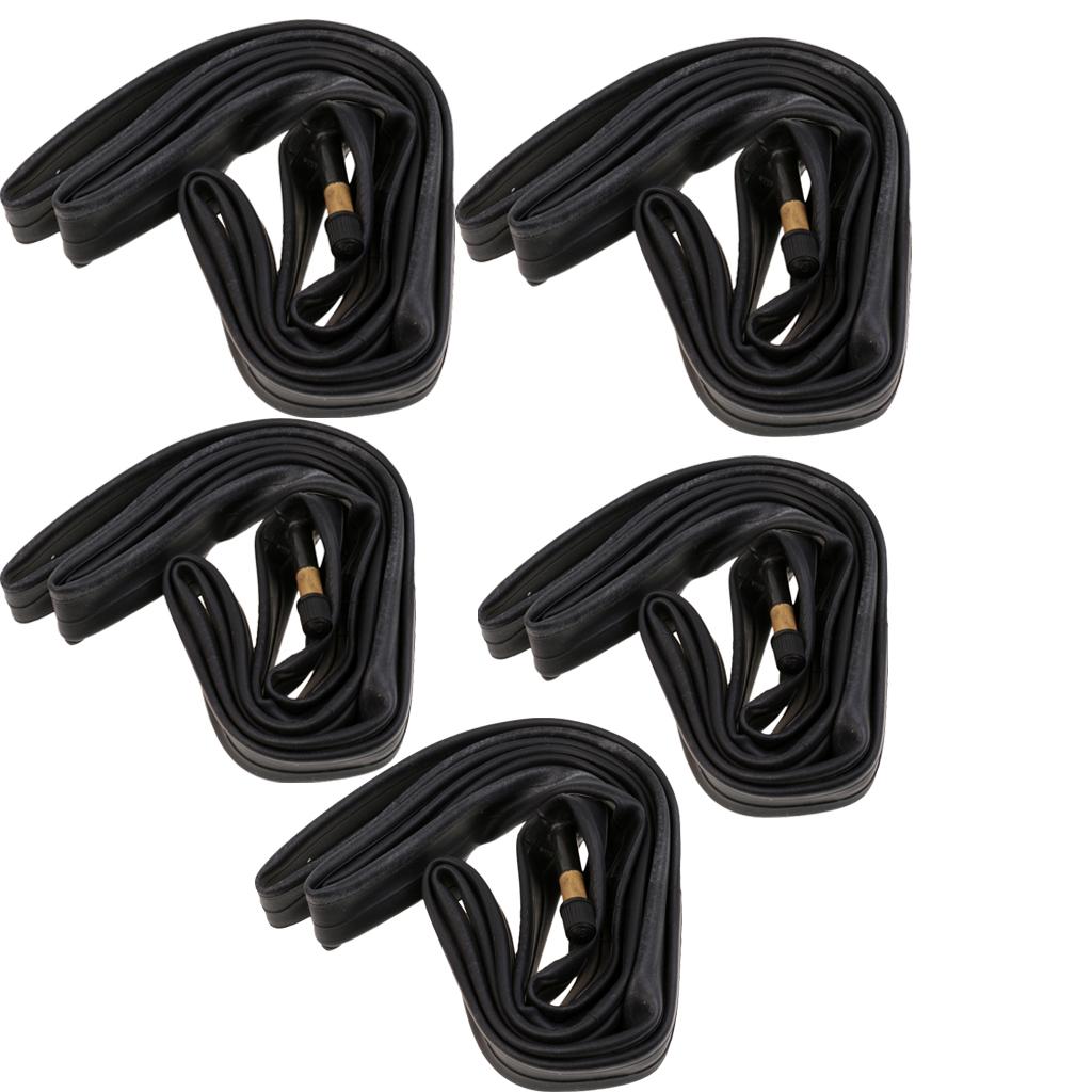 5Pcs Bike Cycle Tube Schrader Valve Bicycle Inner Tube 700 x 23/25C 48mm