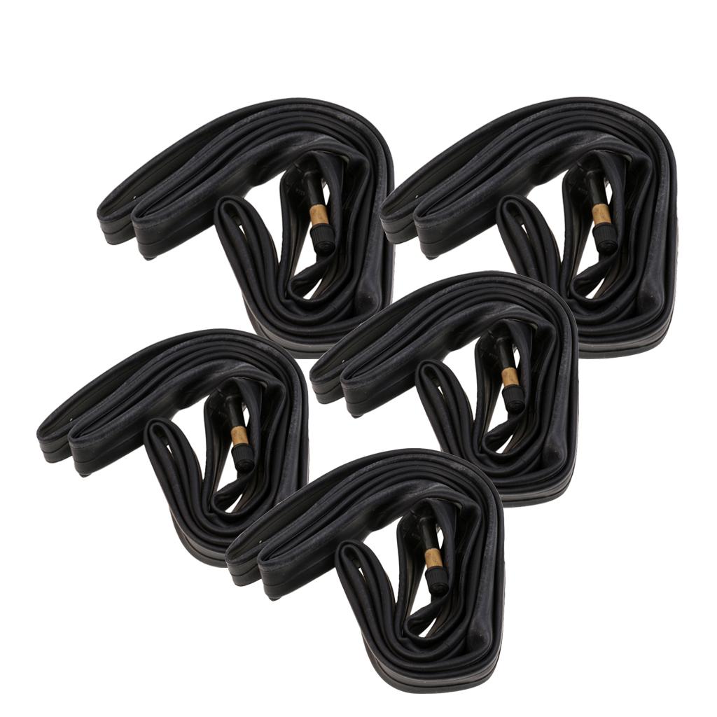 5Pcs Bike Cycle Tube Schrader Valve Bicycle Inner Tube 700 x 23/25C 48mm