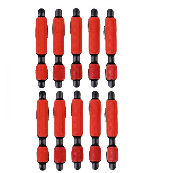 10Pcs Telescopic Fish Rod/Pole Deck Seat Fishing Reel Wheel Seat 125mm