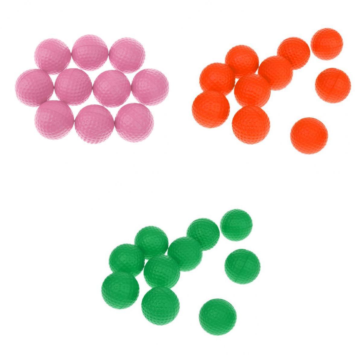 30 Pieces PU Foam Sponge Golf Training Soft Balls Golf Practice Balls 3#