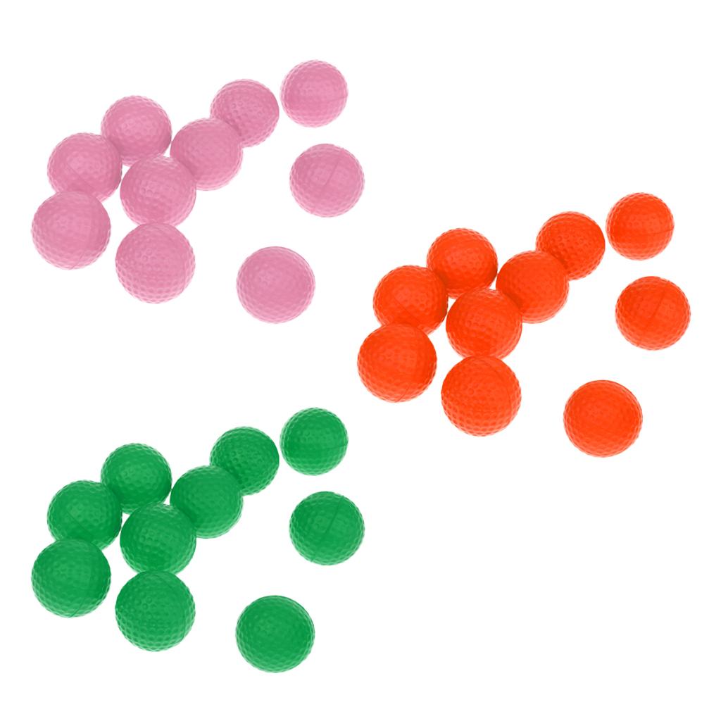 30 Pieces PU Foam Sponge Golf Training Soft Balls Golf Practice Balls 3#