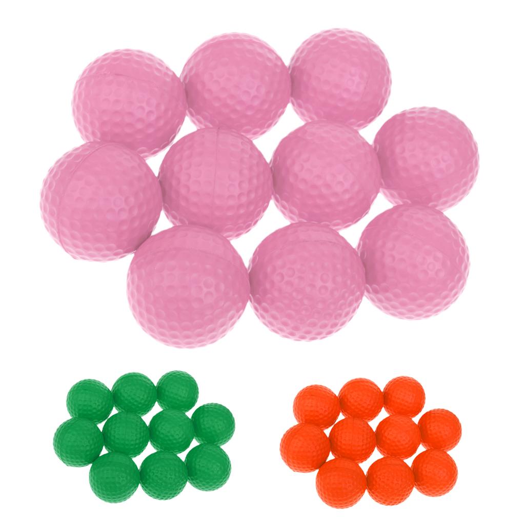 30 Pieces PU Foam Sponge Golf Training Soft Balls Golf Practice Balls 3#