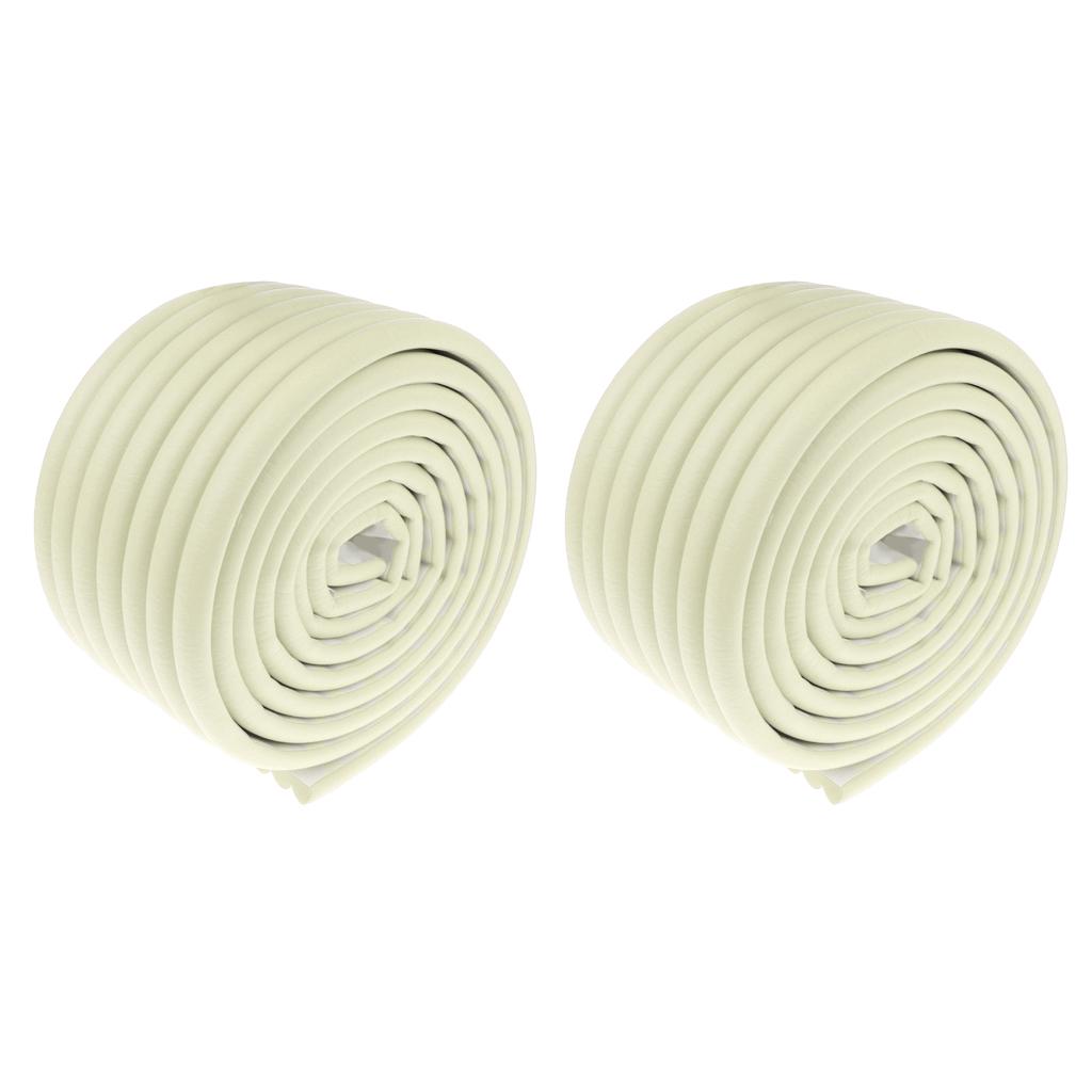 2m Baby Safety Table Desk Edge Corner Guard Cushion White Protective Strip