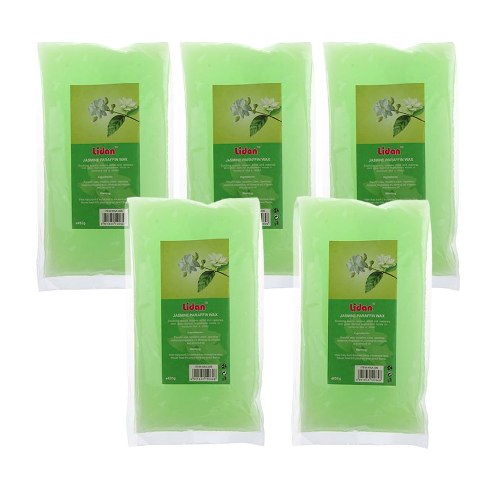 5 Packs Paraffin Wax Refill Hands Feet Thermal Liquid Bath Spa Moisturizing