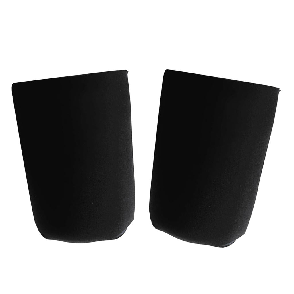 2 Pieces Neoprene Cooling Beer Drinks Bottle Tin Cooler Sleeve Holder Black