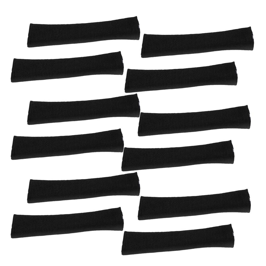 6 Pairs Chair Armrest Covers Elastic Protector Room chair Arm Cover Black