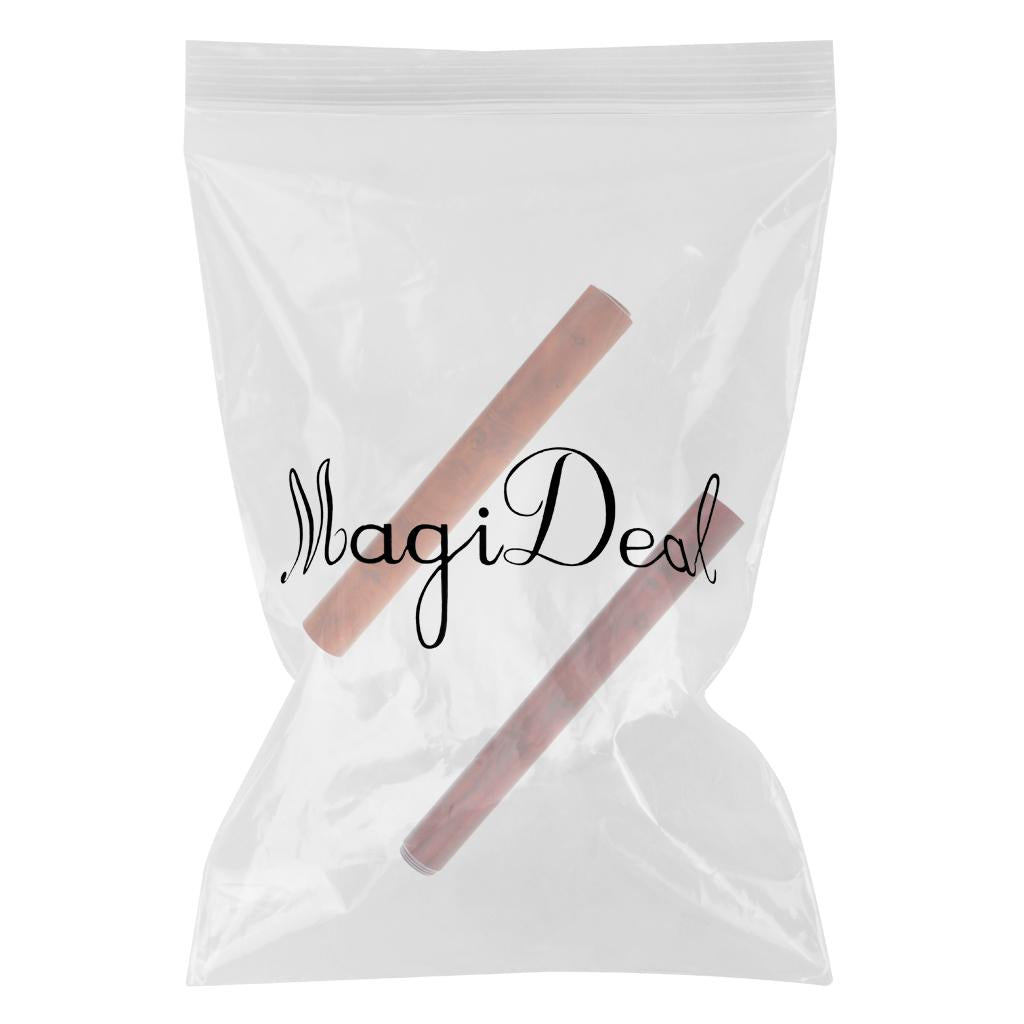 1 Pair 40''x17'' Wood Grain Textured Car Wrap Sticker Decal Sheet Red+Orange