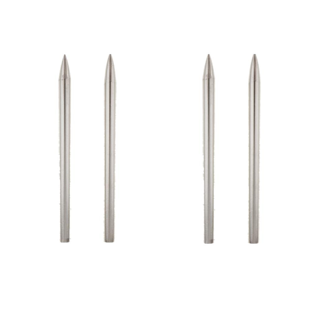 4 Pieces Paracord Needles Thread Shaft Tip Stitching Needles Silver