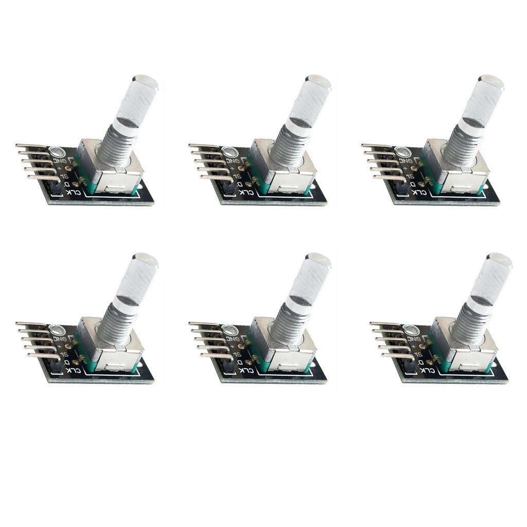 6 Piece Rotary Encoder Brick Sensor Development Board For KY-040