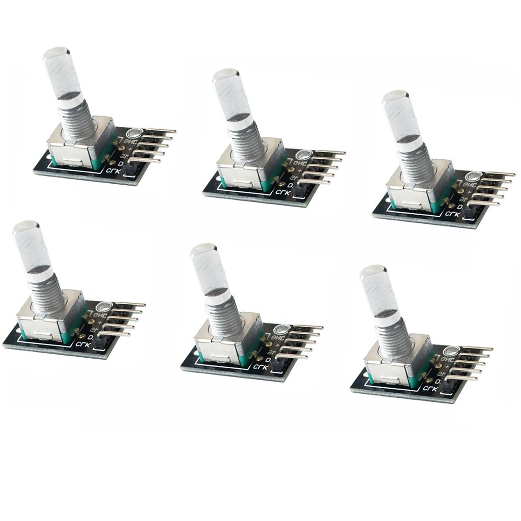 6 Piece Rotary Encoder Brick Sensor Development Board For KY-040