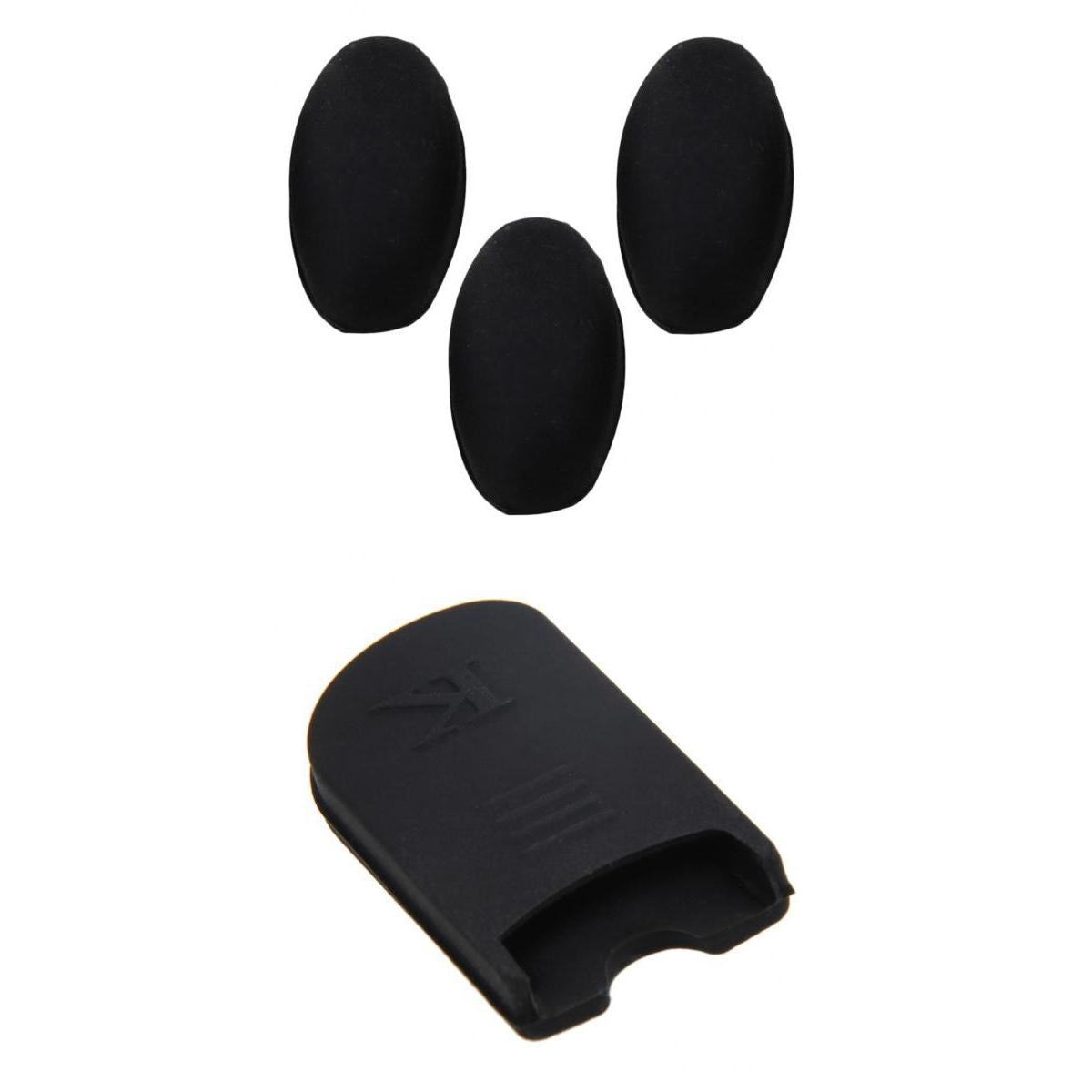 1 Set Saxophone Sax Thumb Rest Cushion Pad Finger Protector Palm Key Risers