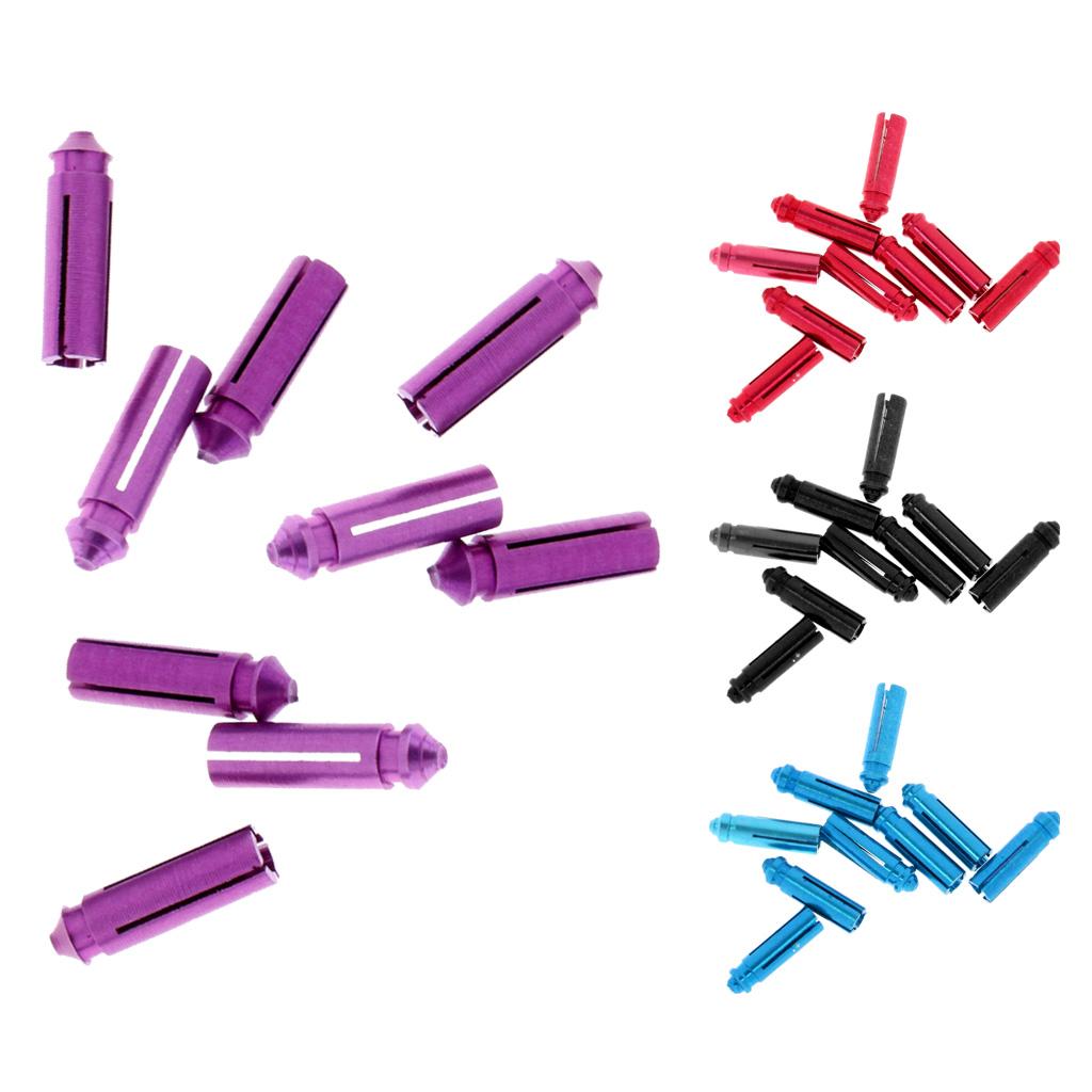 36 Pieces Anodised Aluminum Dart Flight Savers / Protectors, Mixed Color