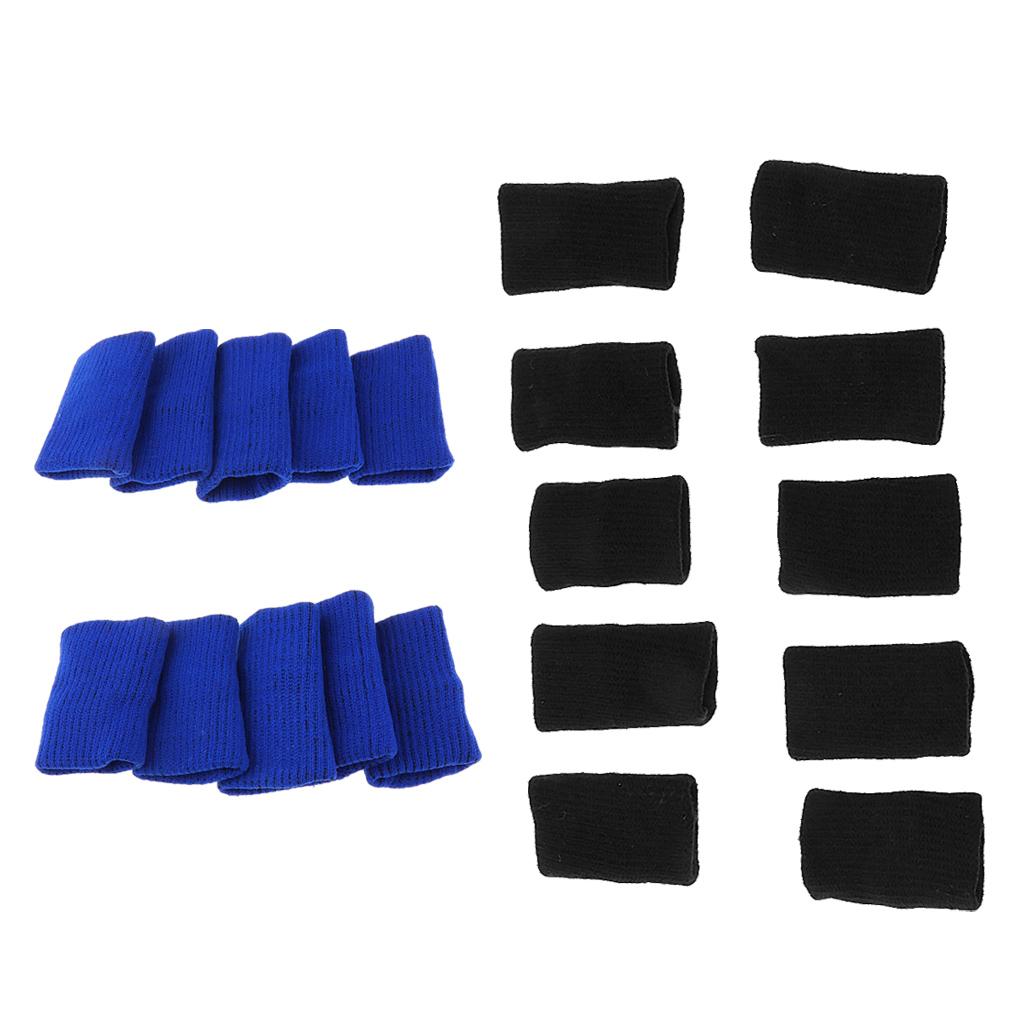 20 Pieces Finger Brace Splint Sleeve Thumb Support Protector for Basketball