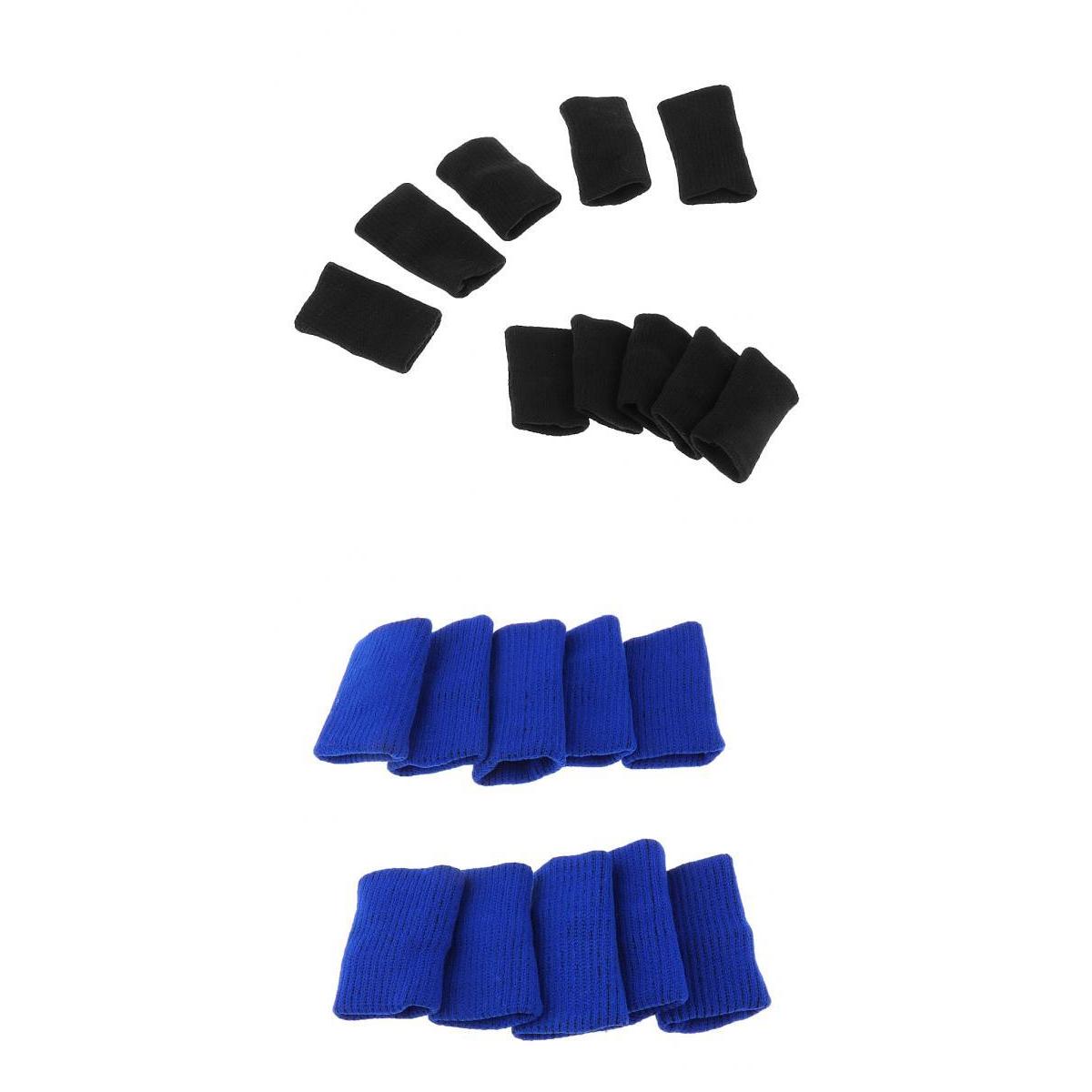 20 Pieces Finger Brace Splint Sleeve Thumb Support Protector for Basketball