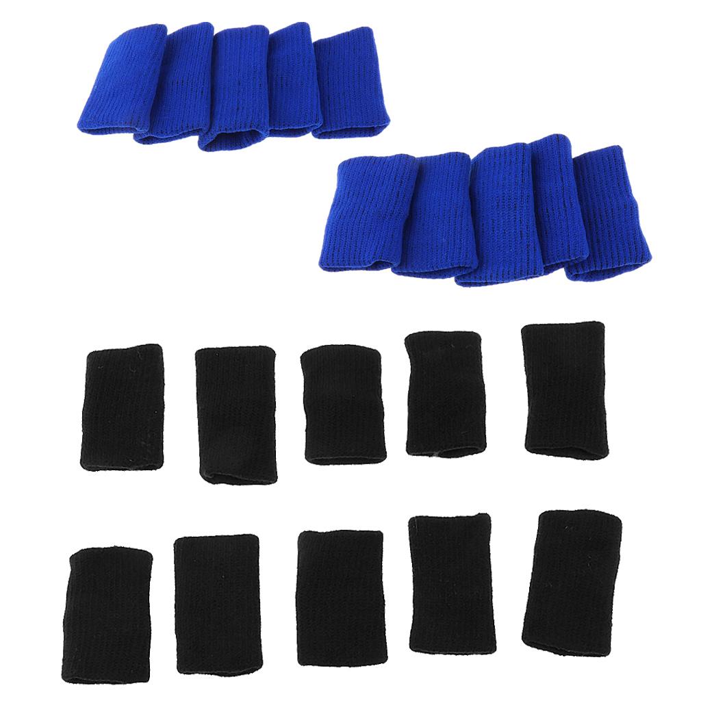 20 Pieces Finger Brace Splint Sleeve Thumb Support Protector for Basketball