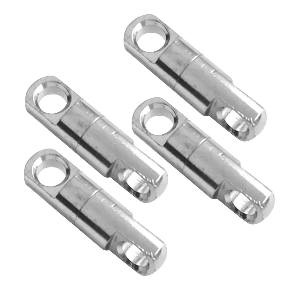 4 Piece Stainless Steel Double Ball Bearing WIND ON Fishing Swivel Connector