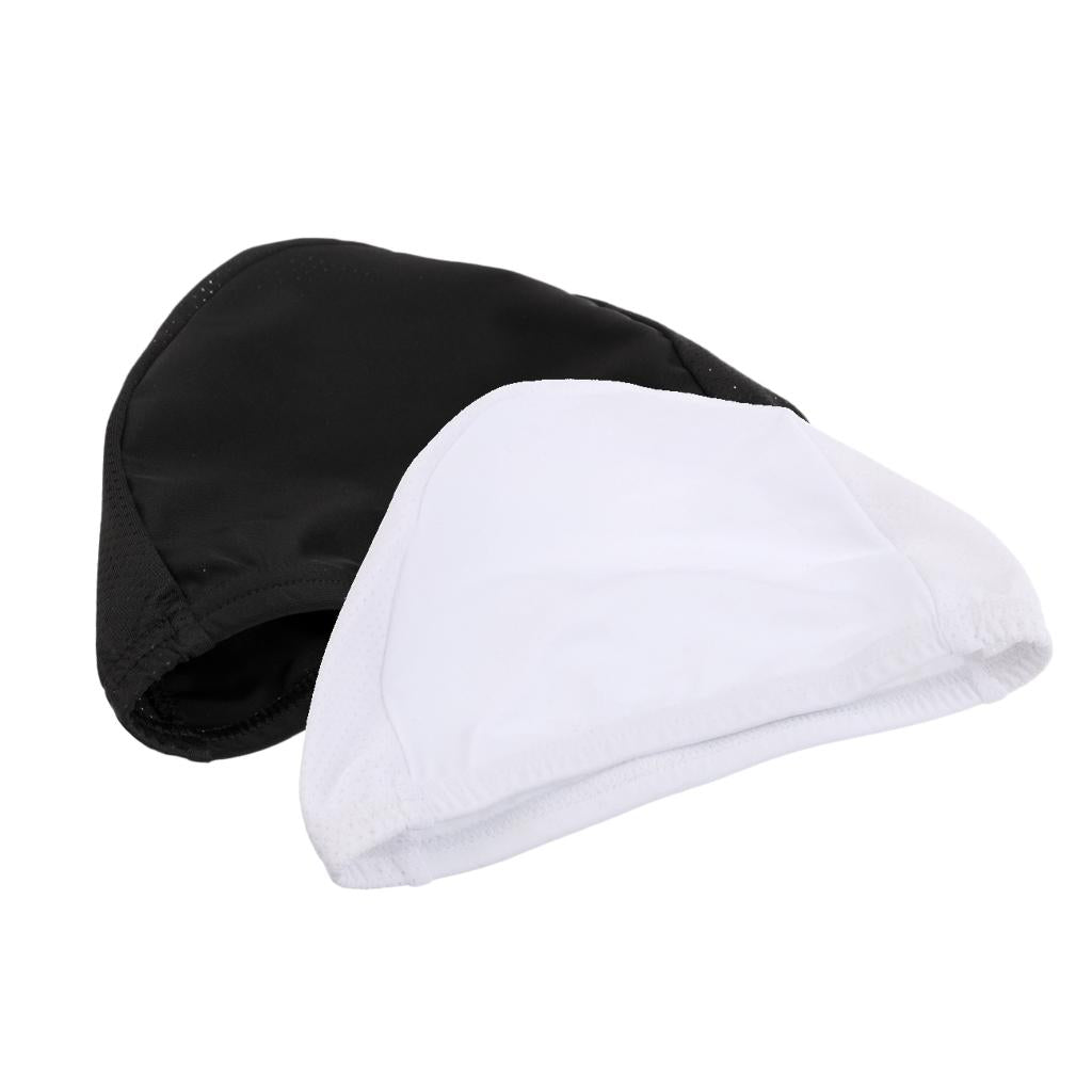 2Pcs Men Womens Headgear Bike Windproof Quick-dry Cycling Outdoor Hat Black