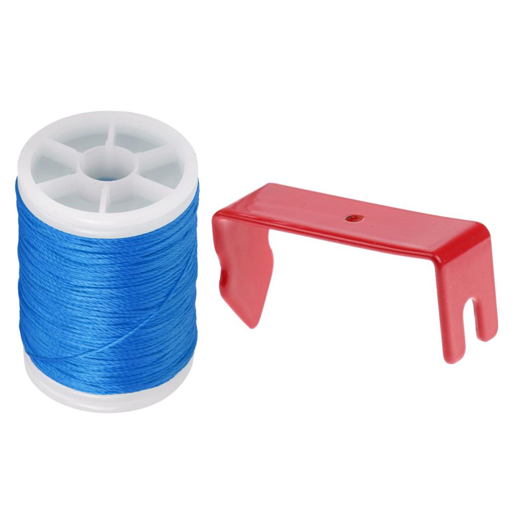 110m Bowstring Material Serving Thread + Bow String Separator Tool Blue