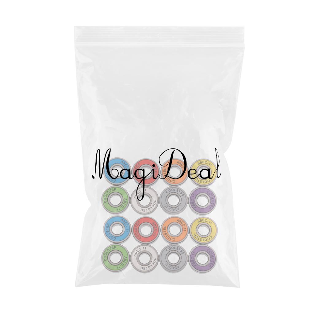 16 Pieces ABEC 11 High Speed Wearproof Skateboard Scooter Inline Bearings