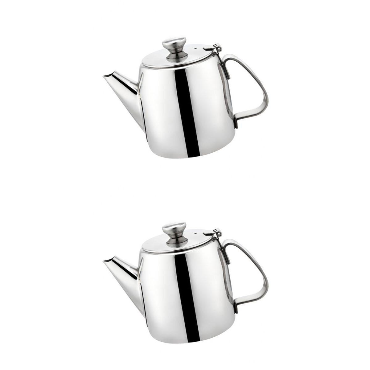 2Piece Stainless Steel Cold Water Juice Coffee Pot Teapot Jug Kettle Pitcher