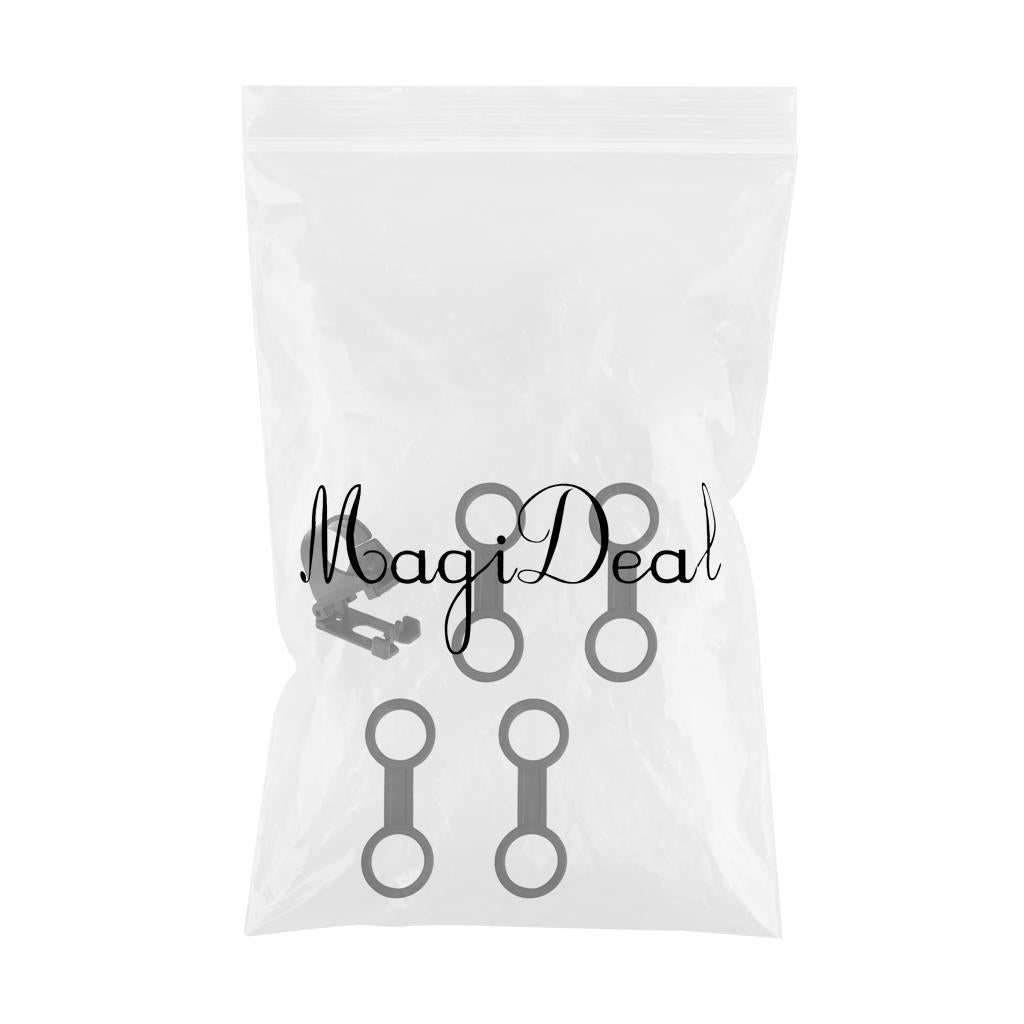 5 Pieces Diving Snorkel Breathing Tube Clasp Diving Mask Strap Buckle Clip