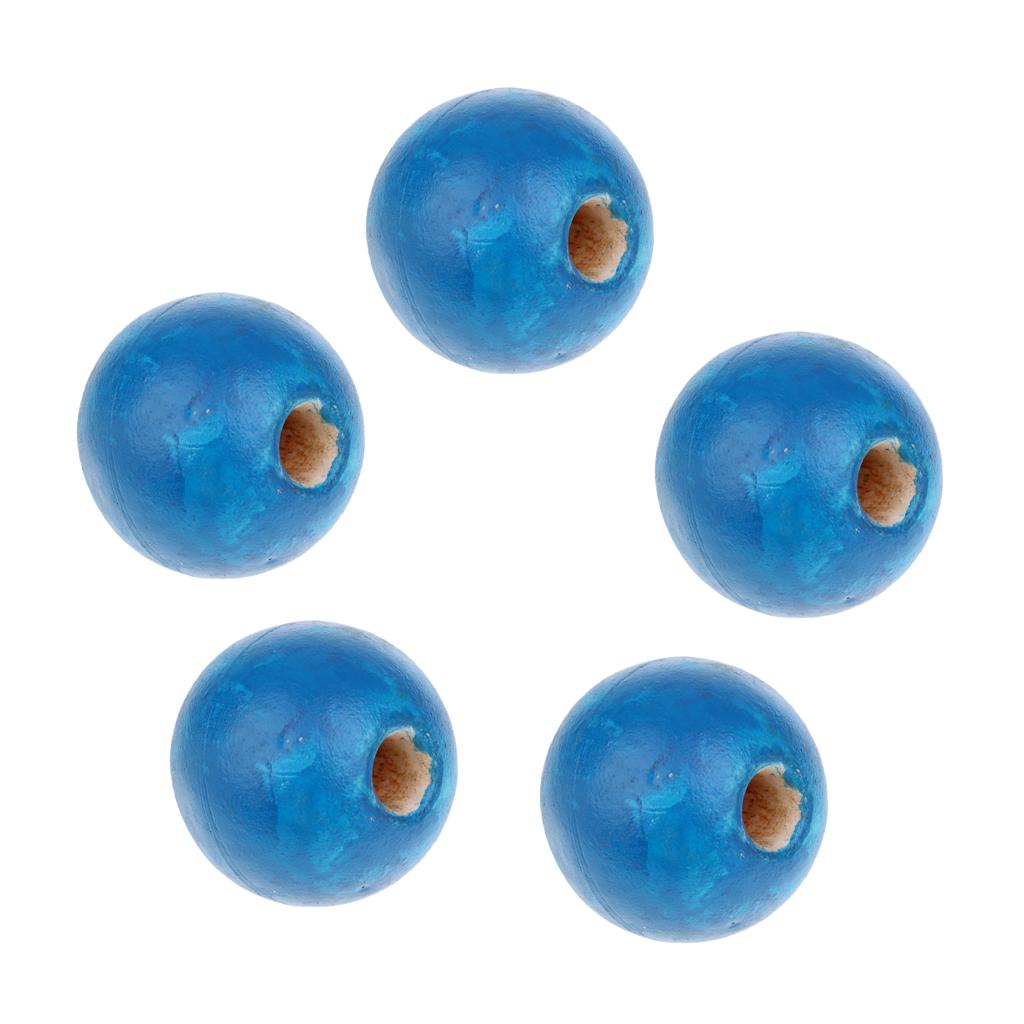 5 Pieces Water Ski Fishing Anchor Swimming Rope Line Lane Floats Ball Blue