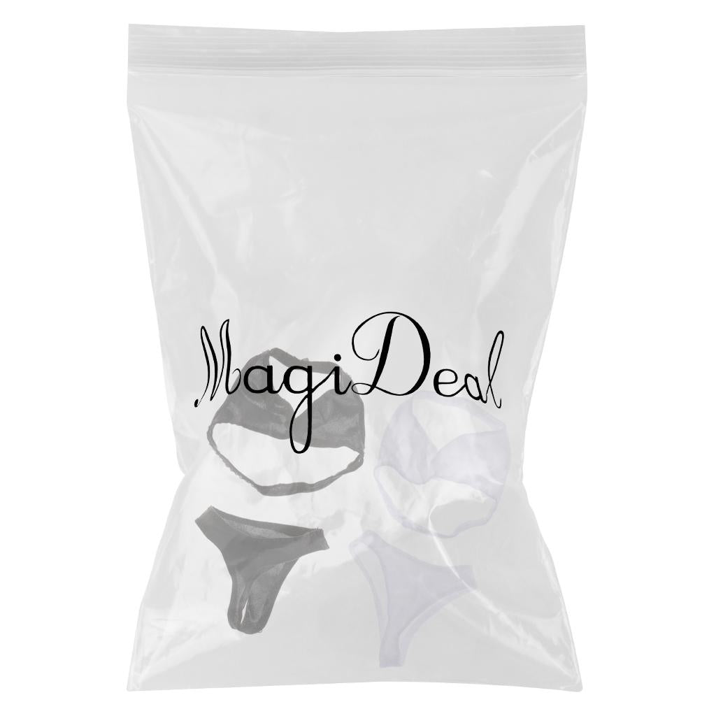 2 Sets 1/6 Bikini Bra Briefs Set for 12'' Female Action Figure Body