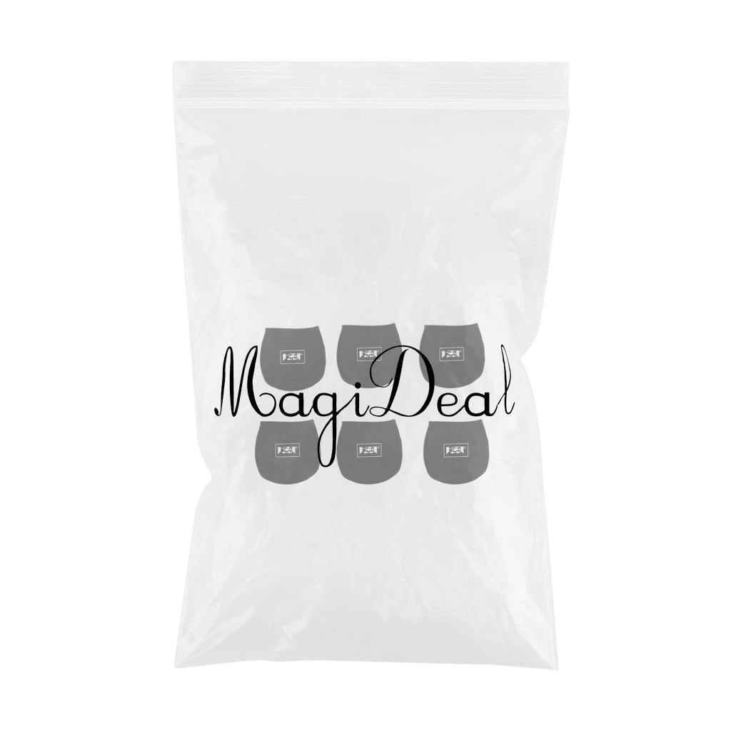 6Pcs Neoprene Fishing Reel Bag Waterproof Reel Cover Storage Pouch