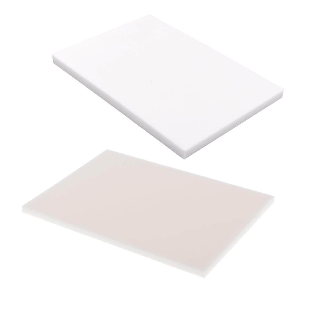 2pcs White Rubber Stamp Carving Blocks for DIY Own Stamps 5/8mm