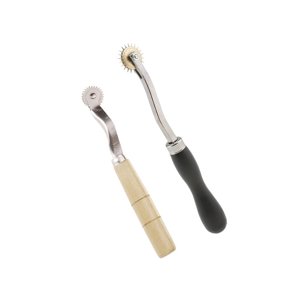 2pcs Serrate Edge Pattern Tracer Tracing Wheel Stitch Marker Tools
