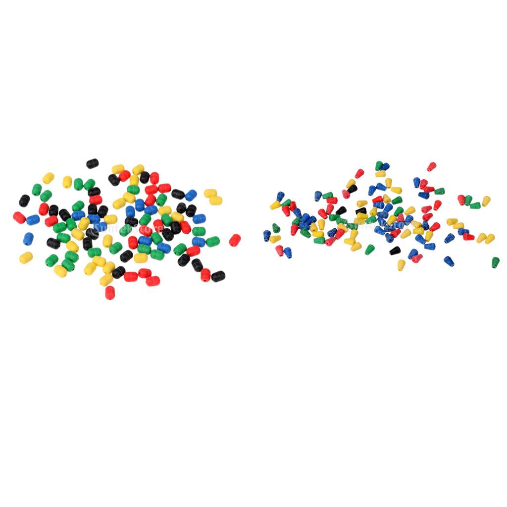 200Pcs Carp Bait Soft Beads Sea Fishing Lure Floating Tackles Cylinder Cone