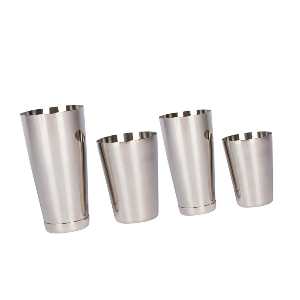 2 Sets Martini BAR COCKTAIL SHAKER Stainless Steel Boston Mixing Tin