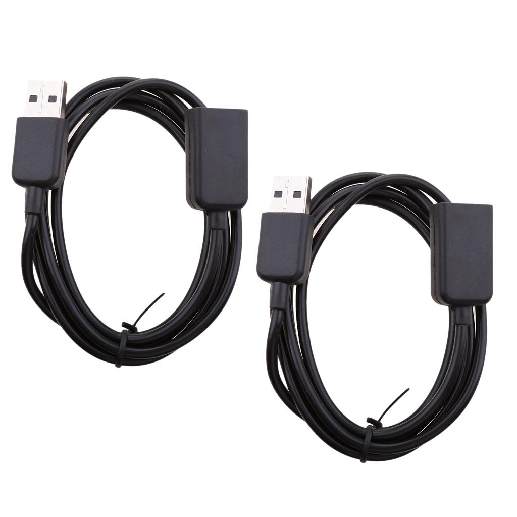 2 Pieces USB Cable Power Charger Data Cradle for Polar M200 GPS Sport Watch