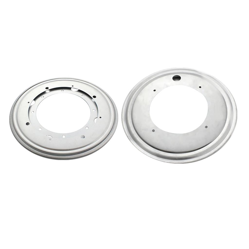 2Pieces Durable Lazy Susan Bearing Swivel Round Turntable Bearing 9,12 Inch