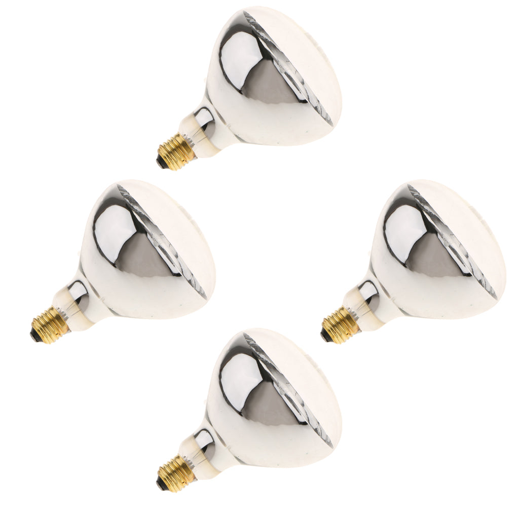4x Heat Light Bulb Breeding Lamp Heat Emitter Infrared Heater Type 1 - 250W