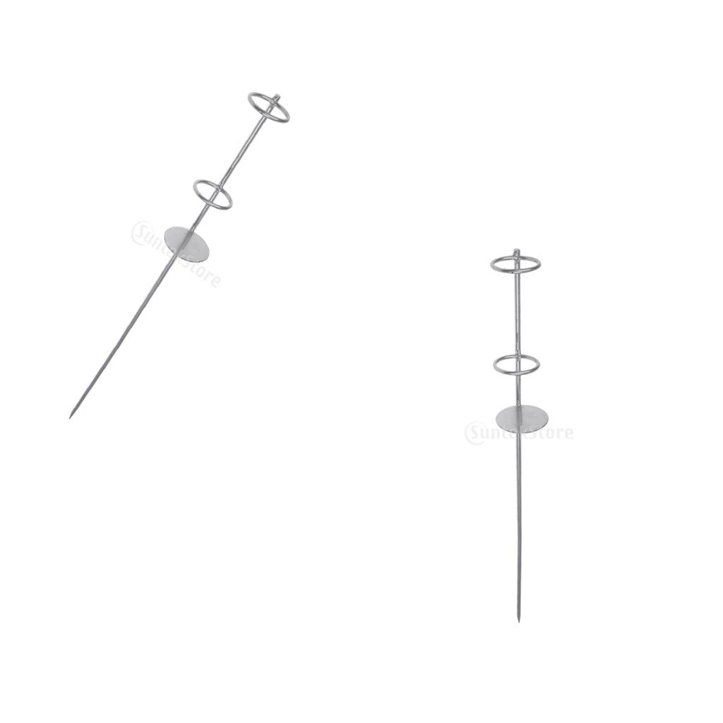2x Fishing Rod Holder Stainless Steel Ground Support Pole Stand Bracket 50cm
